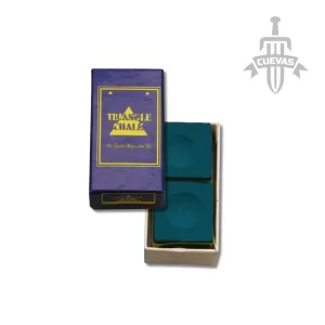 TIZA BILLAR TRIANGLE AZUL ( 2PCS)