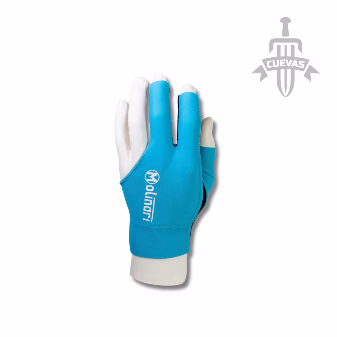 Guante Billar Cyan Izquierda