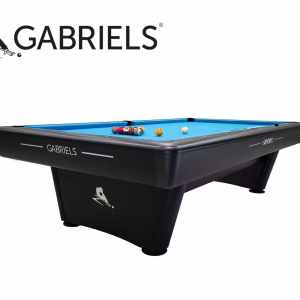 Mesa de Pool Gabriels Sentinel 254 Negra/Azul Pocket – 1 Pieza de pizarra
