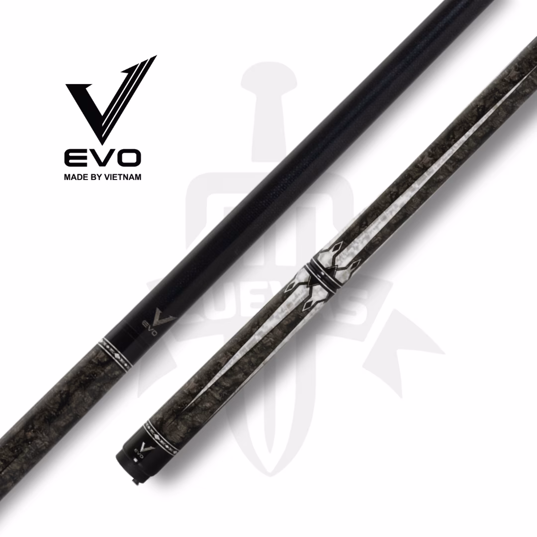 EVO Pegasus Jump Cue, Moonshadow, Mini Radial